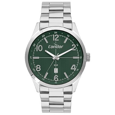 Relógio Condor Masculino Dia A Dia Prata -CO2115MXR/4V