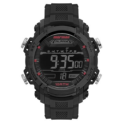 Relógio Mormaii Masculino Action Preto - MO1041/8P