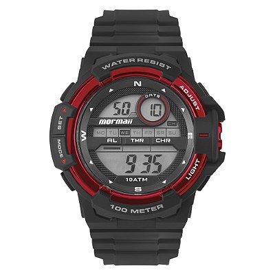 Relógio Mormaii Masculino Wave Preto - MOLCDAAS/8R