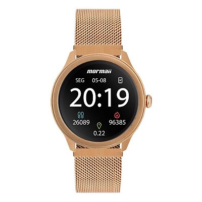 Relógio Smartwatch Mormaii Life Rosé – MOLIFEURAF/7J *