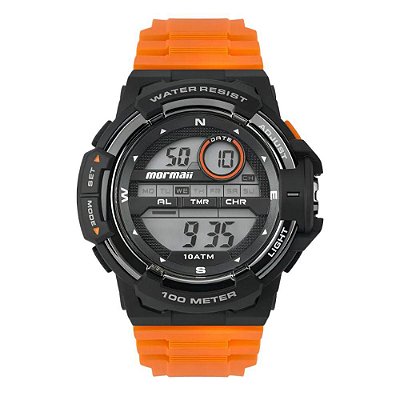 Relógio Mormaii Masculino Wave Laranja - MO03665AB/8L