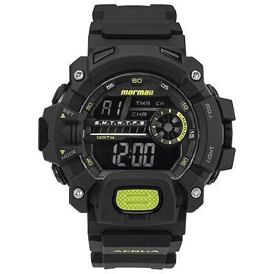 Relógio Mormaii Masculino Action Preto - MO1132AG/8P