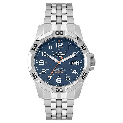 Relógio Mormaii Masculino Steel Basic Prata - MO2317AD/1A