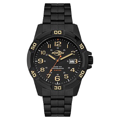 Relógio Mormaii Masculino Steel Basic Preto - MO2317AA/1P
