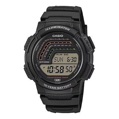 Relógio Casio Standard Masculino WS-1800-1AVDF