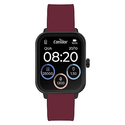 Relógio Smarts Feminino Condor Smart Preto - COSMART1AF/8N