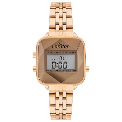 Relógio Condor Feminino Digital Rosé – COJHS06BAC/4J
