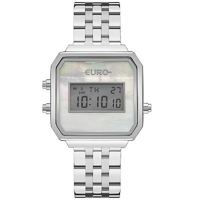 Relógio Euro Feminino Ff Glam Prata - EUJHS06BAA/4K