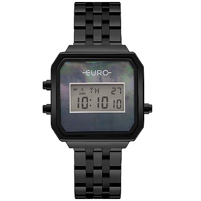 Relógio Euro Feminino Ff Glam Preto - EUJHS06BAC/4P