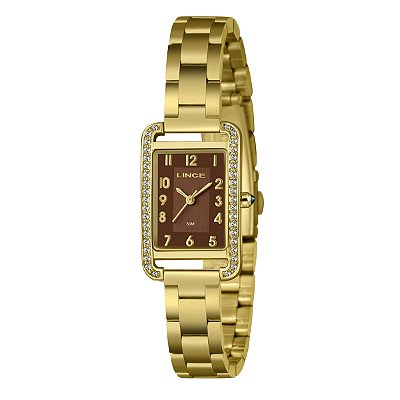 Relógio Lince Feminino Dourado – LQGM072L22-N2KX