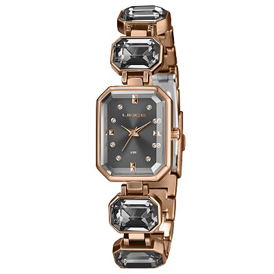 Relógio Lince Feminino Rosé com Pedras – LQR4871L23 G1RG