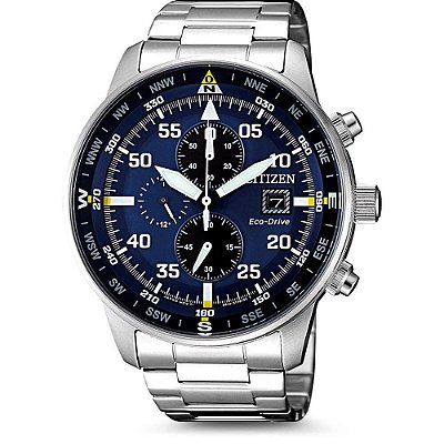 Relógio Citizen Masculino Eco-Drive Aviator TZ31132F CA0690-88L