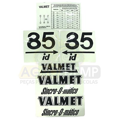 DECLAQUE VT - VALMET 85ID - 152980