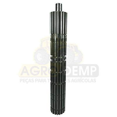 EIXO PRINCIPAL DA REDUZIDA (18Z - 340MM - 8 VELOCIDADES - EATON) MASSEY FERGUSON 50X / 55X / 65X / 235 / 250 / 265 / 275 ANTIGOS - 1870150 / 3313949