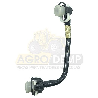 TUBO DE PLÁSTICO (13,5CM DE COMPRIMENTO X 6CM DE LARGURA) - FORD / NEW HOLLAND TS6020 / TS6030 / TM7010 / TM7020 / TM7030 / TM7040 - 2830473