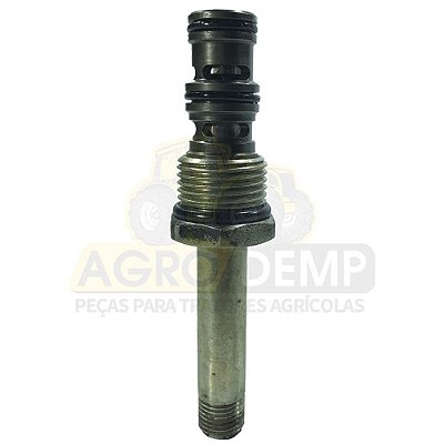 VÁLVULA SOLENÓIDE SEM DIODO (10,5CM DE COMPRIMENTO X 1,5CM DE LARGURA) - FORD / NEW HOLLAND TM110 / TM120 / TM130 / TM135 / TM140 / TM150 / TM165 / TM7010 / TM7020 / TM7030 / TM7040 - 5168052