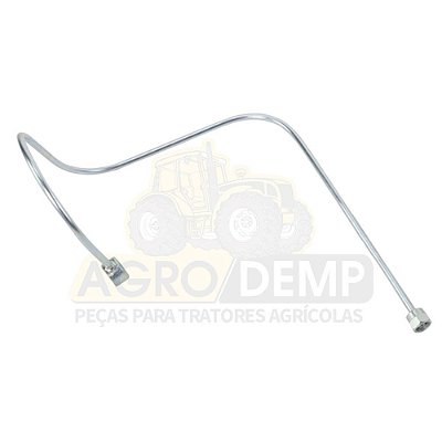 TUBO CANO DE RETORNO DE COMBUSTIVEL (RETORNO DO FILTRO SECUNDARIO RETORNANDO AO TANQUE DE COMBUSTIVEL DIESEL) MASSEY FERGUSON 50X / 55X / 65X - 190632