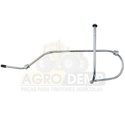 TUBO CANO DE COMBUSTIVEL (RETORNO DOS BICOS INJETORES AO TANQUE DE COMBUSTIVEL) MASSEY FERGUSON 50X / 55X / 65X - 190628