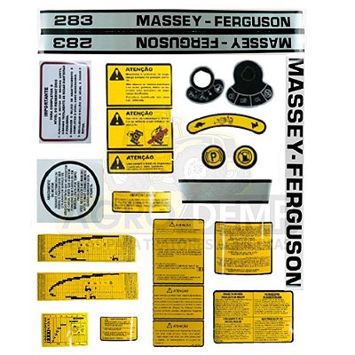 KIT JOGO DE DECALQUE (TEMI) - MASSEY FERGUSON 283 - 022026