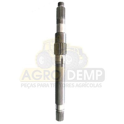 EIXO ACIONADOR CÔNICO DO PINHÃO 4X4 (18X24X15 ESTRIAS - 455MM COMPRIMENTO) - VALTRA / VALMET 885 / 985 - 30014100