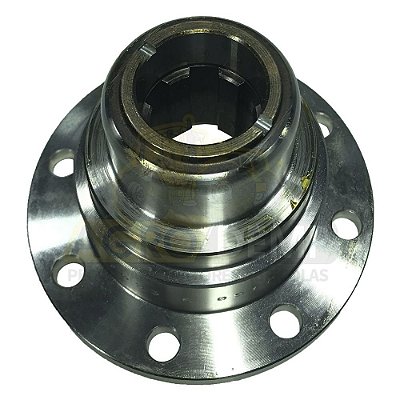 FLANGE DA CAIXA DE CAMBIO TDF MULTIPLICADOR VELOCIDADE (6 ESTRIAS - 8 FUROS - MOTOPEÇAS) - VALTRA BH140 / BH145 / BH160 / BH165 / BH180 / BH185 / BH205 - 1280 / 1580 / 1780 - 227300 / 3316595