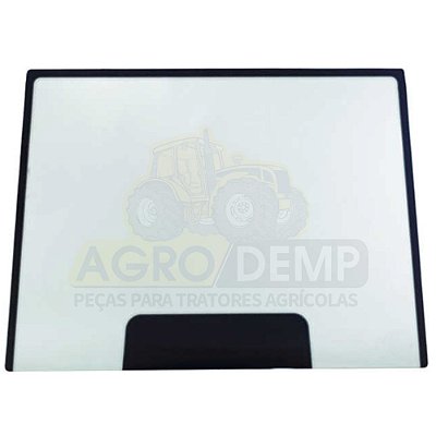 VIDRO PARABRISA FRONTAL (MODELO SEM FURO / COLADO) - VALTRA BT150 / BT170 / BT190 / BT210 - MASSEY FERGUSON 680 - 5300 / 5320 - 6350 - 7140 / 7150 / 7170 / 7180 - 7350 / 7370 / 7390 - 3902148