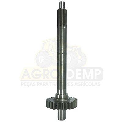 EIXO PILOTO TRANSMISSÃO  (21X24 DENTES - 348MM - EATON) - MASSEY FERGUSON 265 ADV / 275 / 275 ADV / 4265 / 4275 - 051259 / 3346792