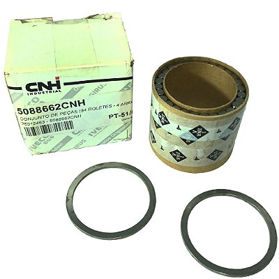 CONJUNTO DE PEÇAS (84 ROLETES - 2 ARRUELAS - CNH INDUSTRIAL) NEW HOLLAND CASE - 75312463 - 5088662