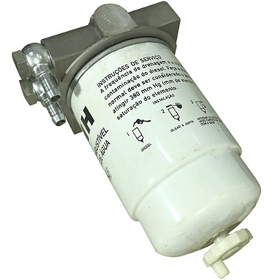 CONJUNTO PRE FILTRO COMBUSTIVEL CABECOTE / ELEMENTO COMPLETO (CNH) 7630 / 8030 - TS6000 / TS6020 / TS6030 / TS6040 - 87610020 SO CABECOTE - 87712547 - 87712545