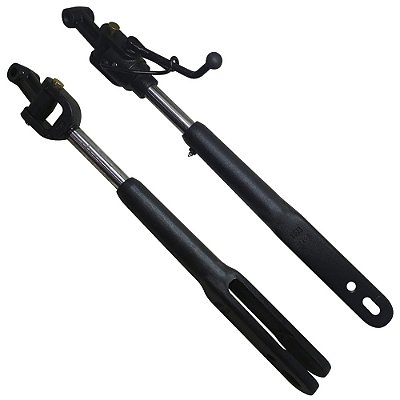 KIT PAR BRAÇO NIVELADOR LEVANTE HIDRAULICO TRASEIRO LADO FIXO + MANIVELA (EIXO GROSSO - TRA) VALMET 68 / 78 / 88 - VALTRA 685 / 785 - 231400 / 231380