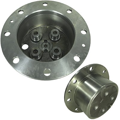 PORTA PLANETÁRIA DA TRAÇÃO DIANTEIRA (4 ENGRENAGENS - ZF APL 350 / AS3050 - BEJOL) - VALTRA 885 / 985 - BM85 / BM100 / BM110 / BM120 / BM125 - MASSEY 297 / 299 / 630 / 640 - JD 6300 / 6405 / 6600 - L41121 - 9579264 - 8009103303007 - 3603350 - 80607400