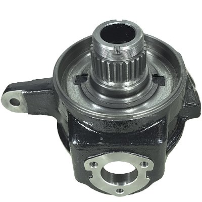 CUBO DIANTEIRO MANGA DE EIXO - CARCAÇA DE ARTICULAÇAO (FRESADA - 4X4 - LADO DIREITO - CANAPARTS) NEW HOLLAND 7630 - TL70 / TL80 / TL90 / TL100 - TL75E / TL85E / TL95E (CUBO MAIOR COM DENTES) - TL5.80 / TL5.90 / TL5.100 - CP-0172 / 5171549 / 5171553