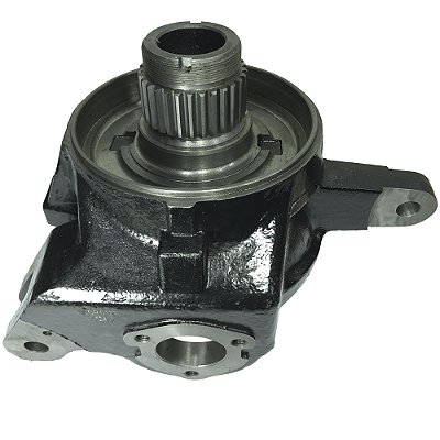 CUBO DIANTEIRO MANGA DE EIXO - CARCAÇA DE ARTICULAÇAO (FRESADA - 4X4 - LADO ESQUERDO - CANAPARTS) NEW HOLLAND 7630 - TL70 / TL80 / TL90 / TL100 - TL75E / TL85E / TL95E (CUBO MAIOR COM DENTES) - TL5.80 / TL5.90 / TL5.100 - CP-0171 - 5171533 - 5171552