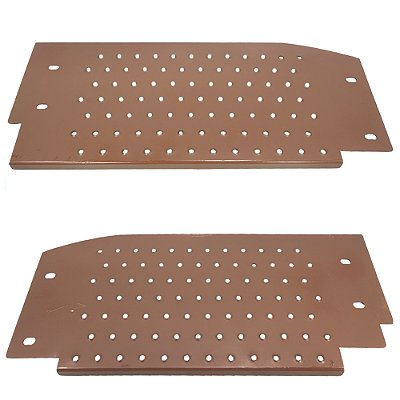 KIT PAR DE ESTRIBO SOLEIRA (MODELO CURTO 63,5CM COMPRIMENTO) MASSEY FERGUSON 235 / 250 / 265 / 275 / 283 / 290 / 292 / 296 - 3149906 / 3149907