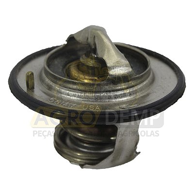 VALVULA DO TERMOSTATO TEMPERATURA (ORIGINAL CNH) NEW HOLLAND 5610S / 6610S / 7610S / 8610S - 7630 / 8030 - T6.110 / T6.120 / T6.130 - TM7010 / TM7020 / TM7030 / TM7040 - TS6000 / TS6020 / TS6030 / TS6040 - 2853136 / 2854355 / 285641 / 28531135 / 84383461