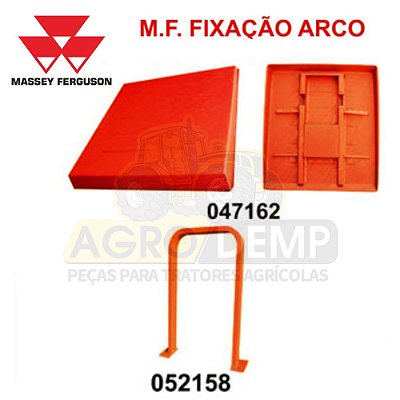 KIT TOLDO / CAPOTA FIXAÇÃO NO CHASSI (COLUNA ALTA EM ARCO) MASSEY FERGUSON ADVANCED 292 A 299 MODERNO - 047162 / 052158