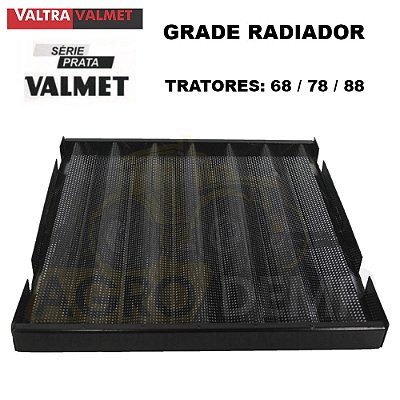 GRADE FRONTAL DO RADIADOR VALMET SERIE PRATA 68 / 78 / 88 - 159660