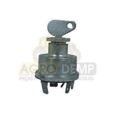 CHAVE DE PARTIDA IGNIÇÃO MASSEY FERGUSON 250 / 265 / 275 / 283 / 292 / 296 / 297 / 299 - 5275 / 5285 / 5290 - RETROESCAVADEIRA 86 / 96 - MAXION 750 - 3146008