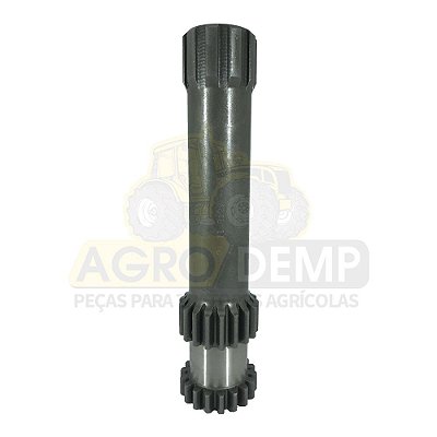 EIXO ACIONADOR REDUÇÃO TRASEIRA (10X18X18 - 222mm) MASSEY FERGUSON 50X / 55X / 65X / 95X - 235 / 265 / 275 ANTIGOS - 886548 / 3312749 / 886366