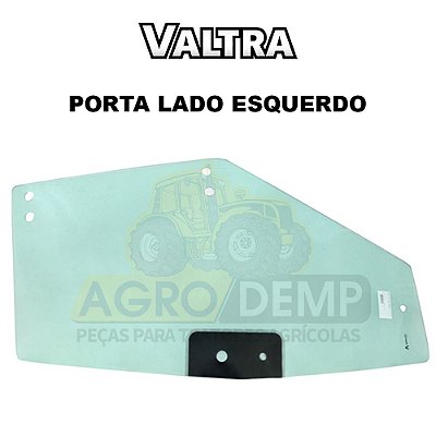 PORTA DE VIDRO (LADO ESQUERDO) TRATORES VALTRA - BH180 GII / BH145 / BH165 / BH185i / BH205i - BM100 / BM110 / BM120 / BM125i - A650 / A750 / A850 / A950 / A990 GII - 83862600