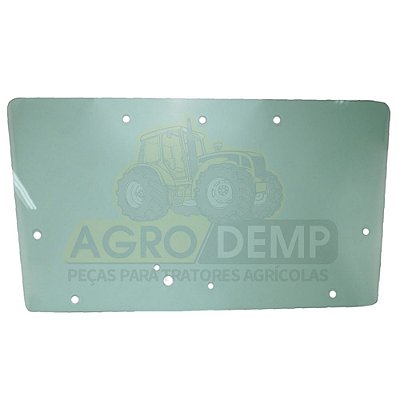 VIDRO TRASEIRO / JANELA TRASEIRA CANTO SUPERIOR - VALTRA BH140 / BH145 / BH160 / BH165 / BH180 / BH185 / BH205 / BM85 / BM100 /  BM110 / BM120 / BM125 E 1780 (GERAÇÕES 1 E 2) - 81476200