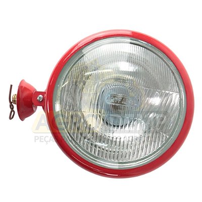 FAROL DIANTEIRO (COM LAMPADA) TRATOR MASSEY FERGUSON 50X / 55X / 65X / 85X / 95X - 488472 / 488473