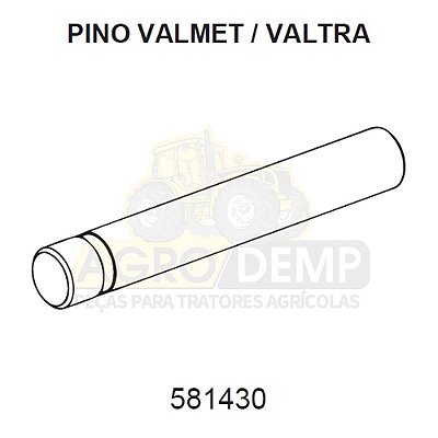 EIXO DO DIFERENCIAL - VALTRA / VALMET 685C / 685F / 785C / 785F / BF65 E BF75 - 581430