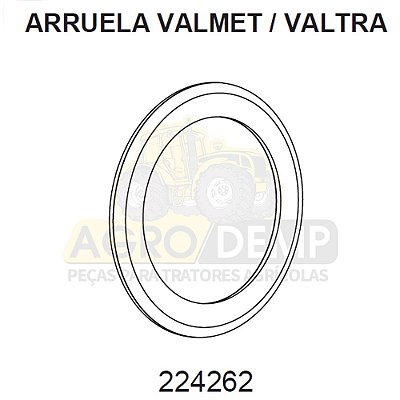 ANEL ESPAÇADOR - VALTRA / VALMET 1280R E 1580 - 224262