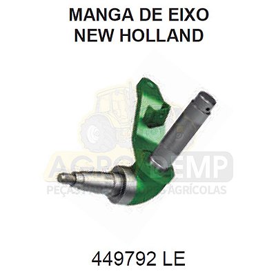MANGA DE EIXO TRASEIRO LADO (ESQUERDO) PARA - FORD / NEW HOLLAND 8040 / 8055 / 8060 E 8070 (CEIFEIRA DEBULHADORA) / TC55 E TC57 (COLHEITADEIRA)  - 449792