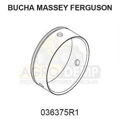 BUCHA CARCAÇA - MASSEY FERGUSON 660 / 680 / 7150 / 7170 / 7180 / MAXION 9.150 / 9.170 - 036375