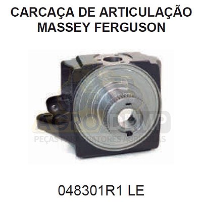 CARCAÇA DA ARTICULAÇÃO (LADO ESQUERDO APL359) - MASSEY FERGUSON 660 / 680 / MAXION 9170 - 048301
