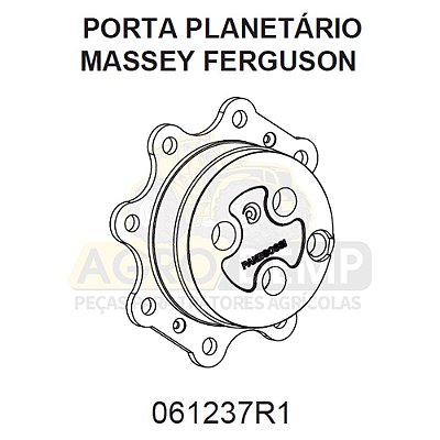 CUBO DA RODA DIANTEIRA (TRAÇÃO CARRARO) - MASSEY FERGUSON 275 - 061237