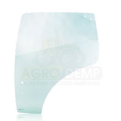 VIDRO PORTA CABINE (LADO ESQUERDO) - NEW HOLLAND T6000 / T6010 / T6020 / T6030 / T6040 / T6050 / T6070 / T6080 E T6090 - 87560786