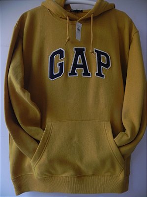 Gap moletom casaco blusa agasalho original mostarda tamanho P